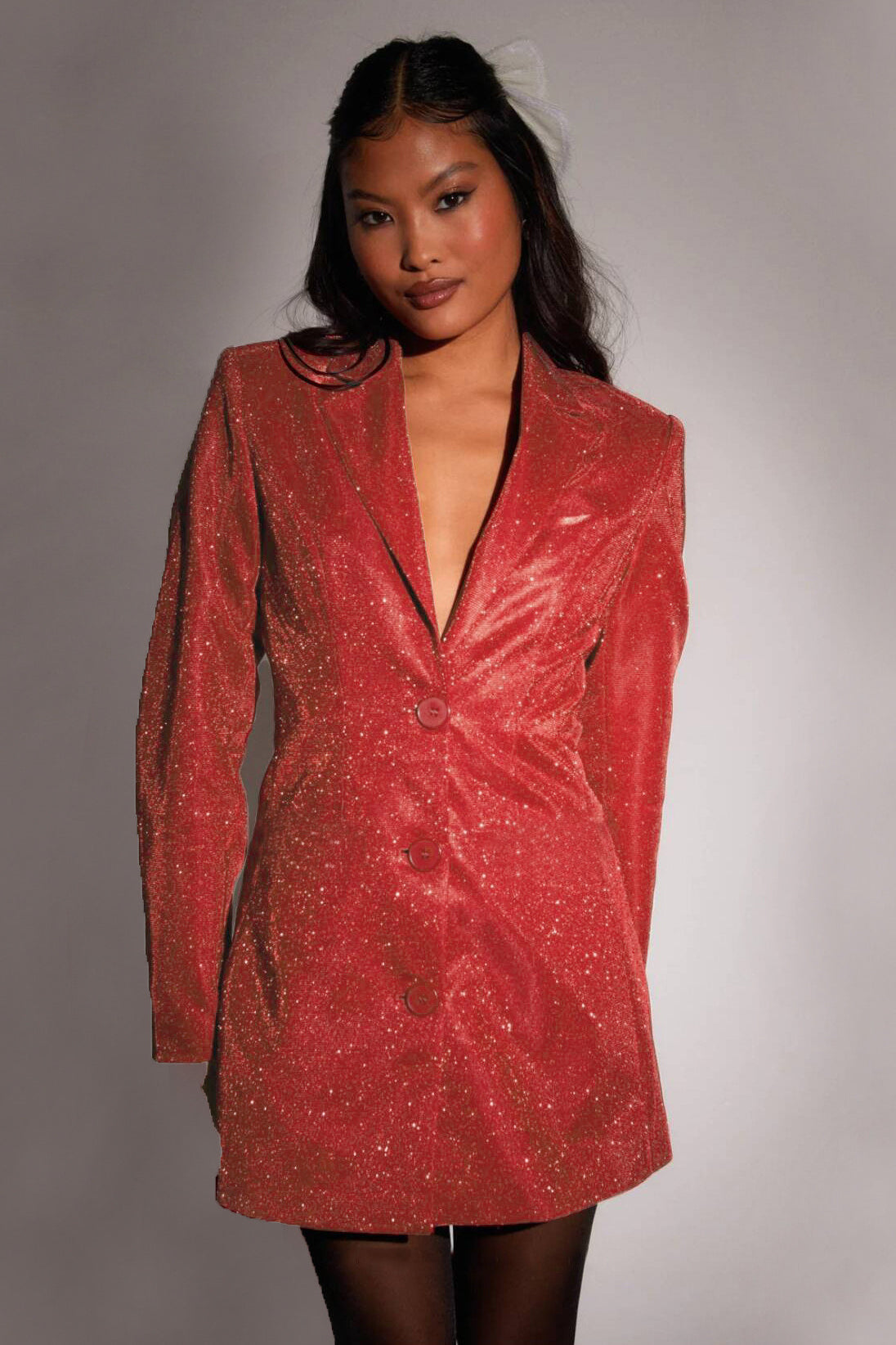 Chic Tailored Slim Fit Blazer Mini Dress