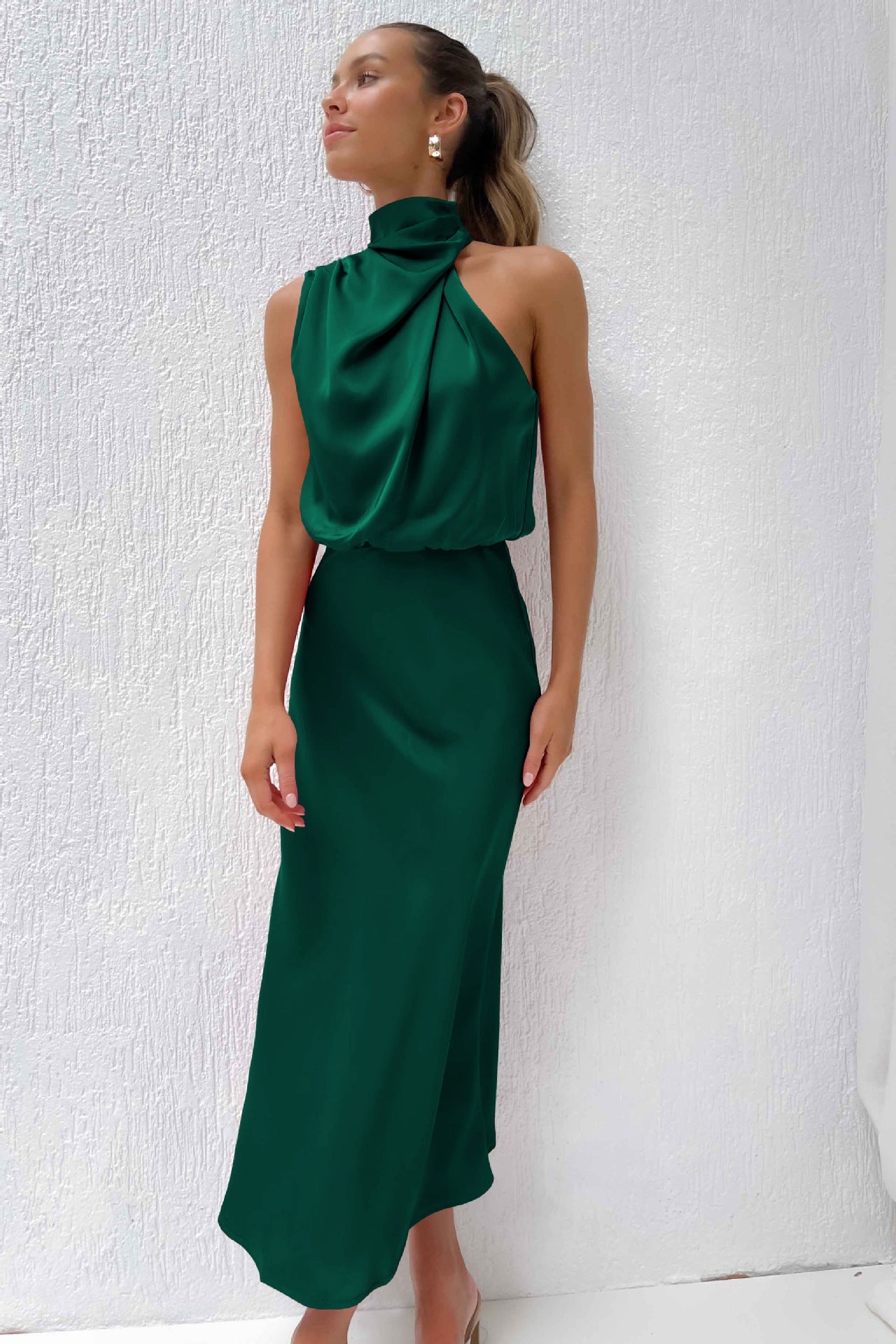 Sleeveless Off Shoulder Bodycon Elegant Maxi Dresses Wedding