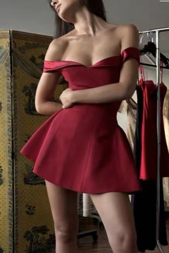 Strapless A Line Graduation Party Dress