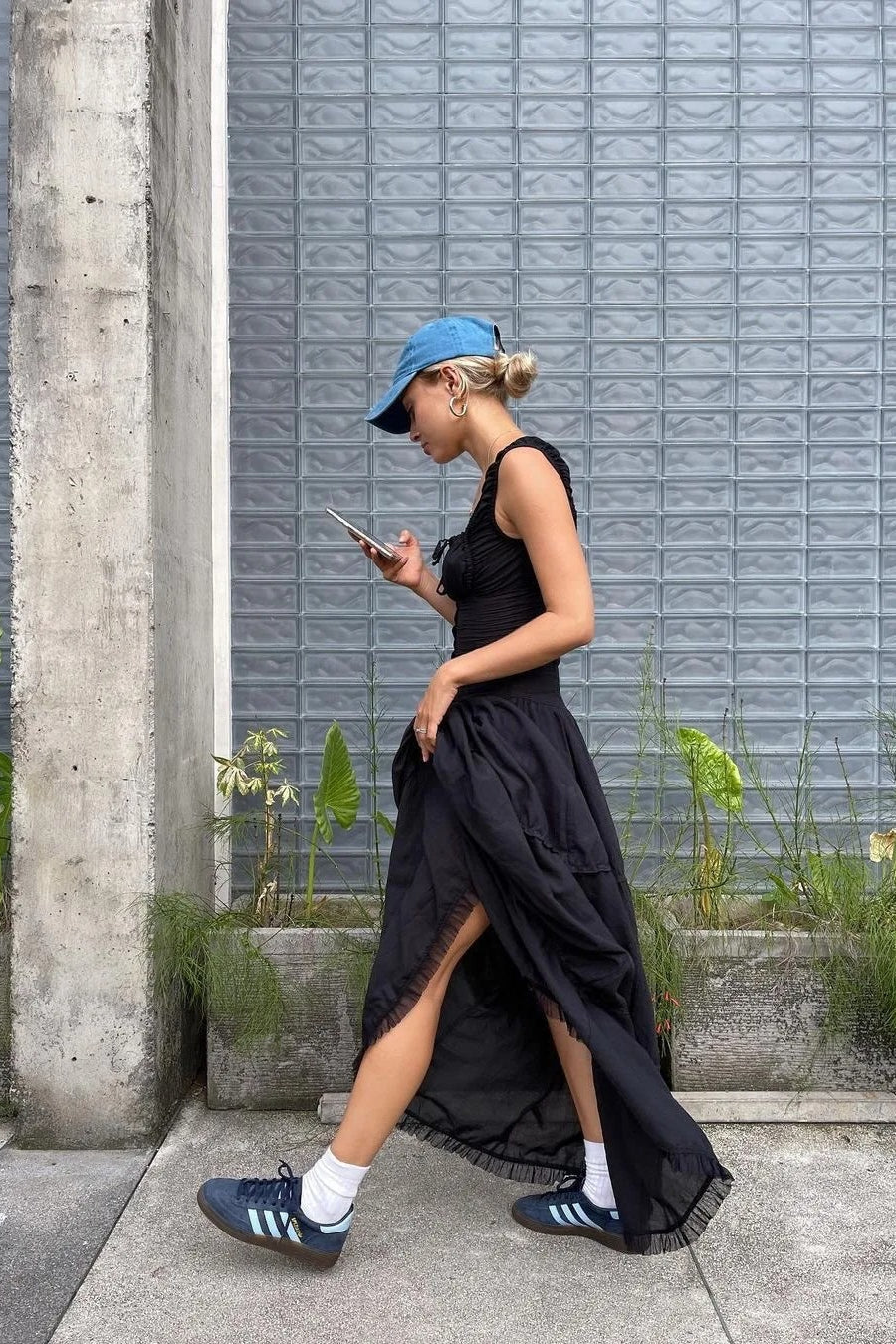 Beach Cotton Tank Maxi Dress