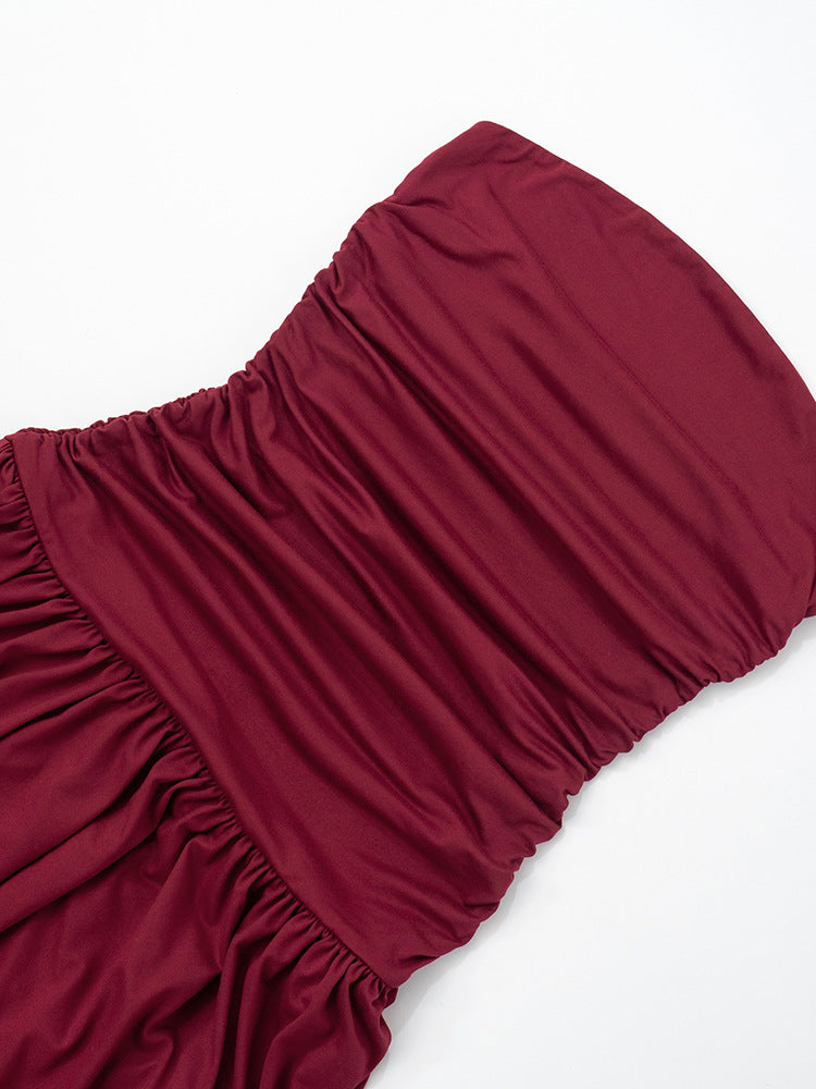 Becky Maxi Dress  Maroon