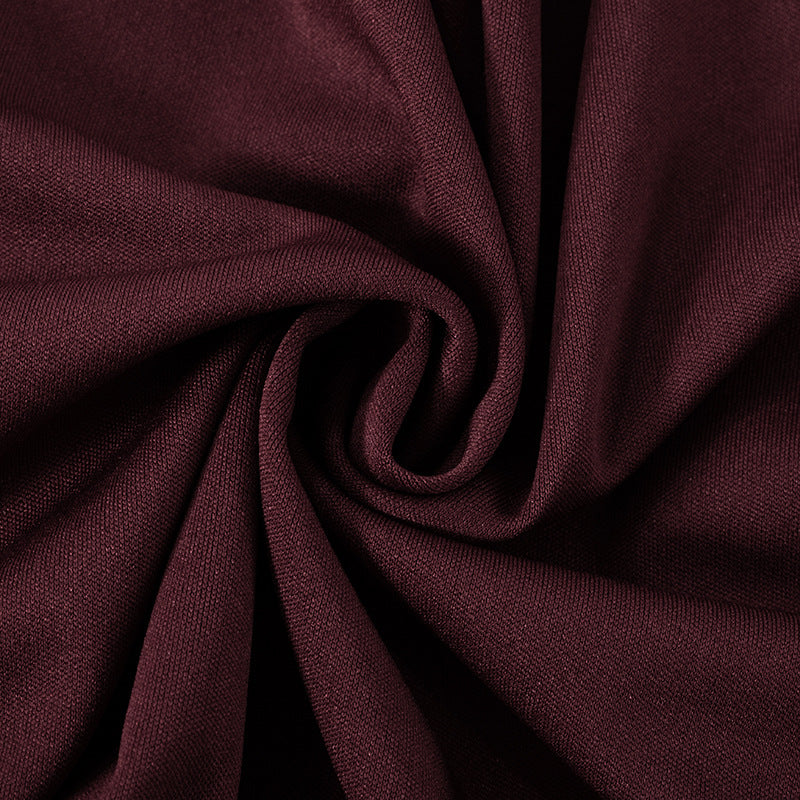 Hudson Maxi Dress With Stole And Gloves  Maroon