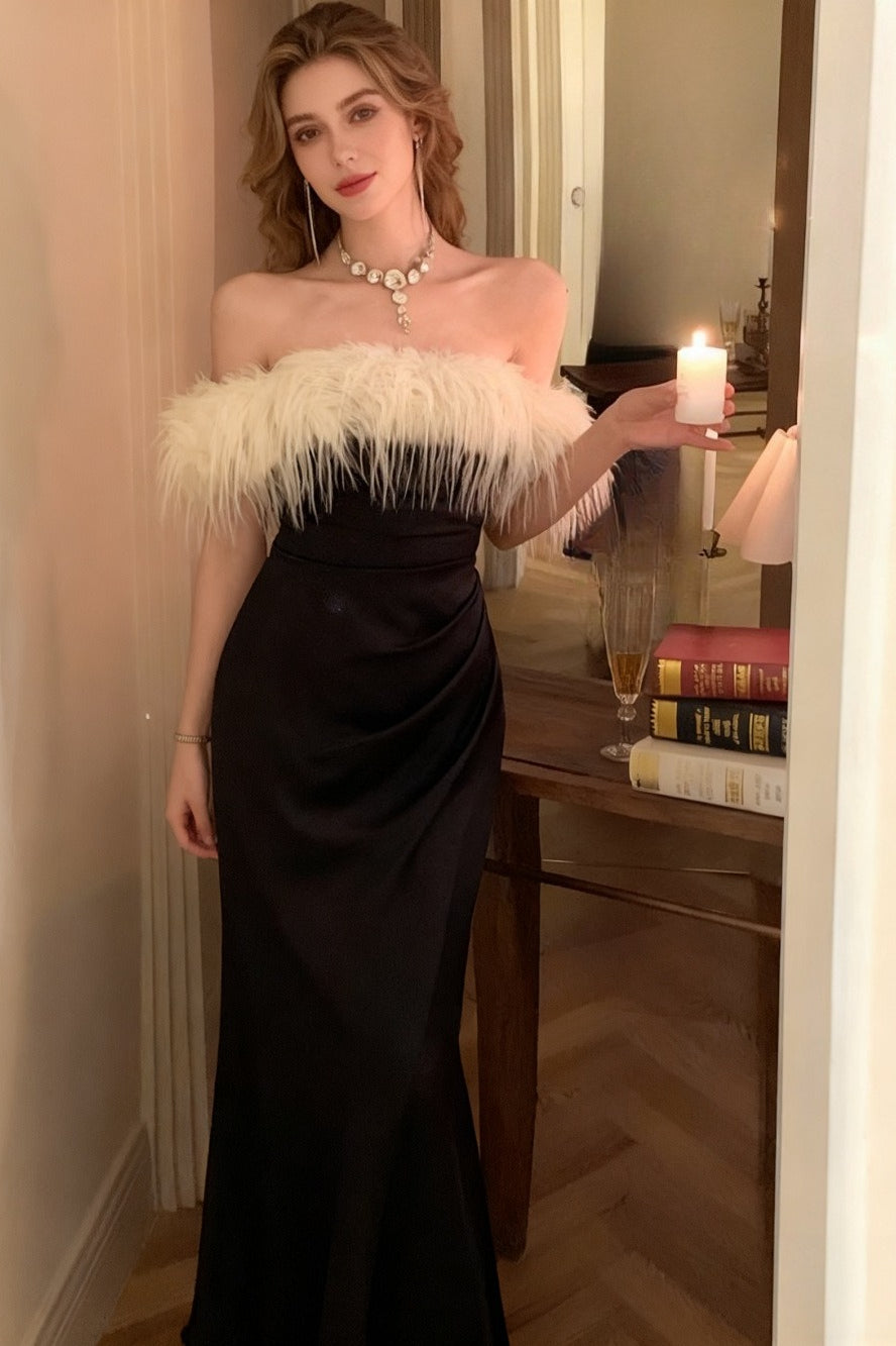 Chic Boat Neck Bodycon Mini Formal Dress