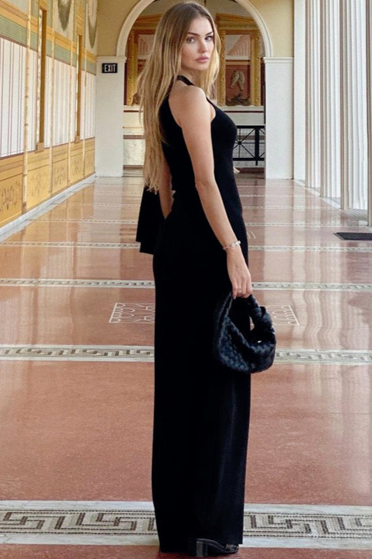 Solid OneShoulder Tie Birthday Dress