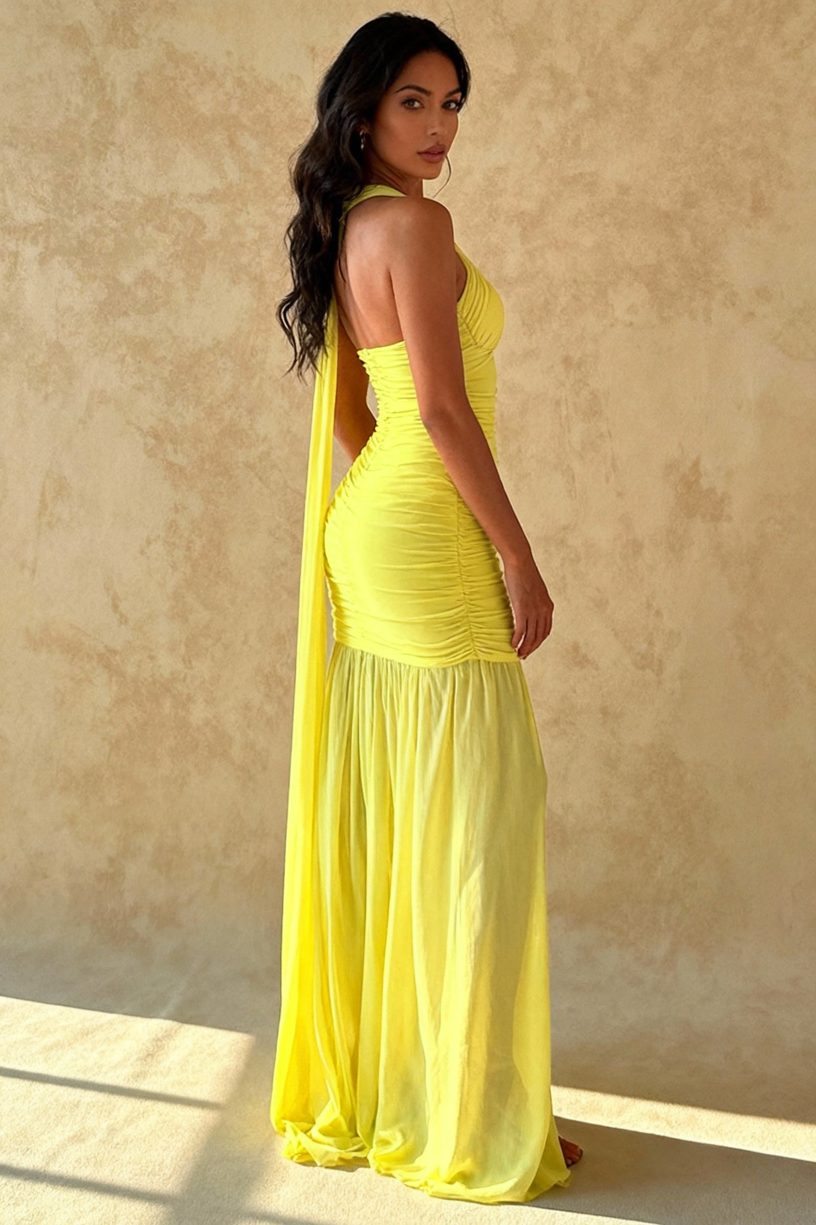 Canaria Maxi Dress  Yellow