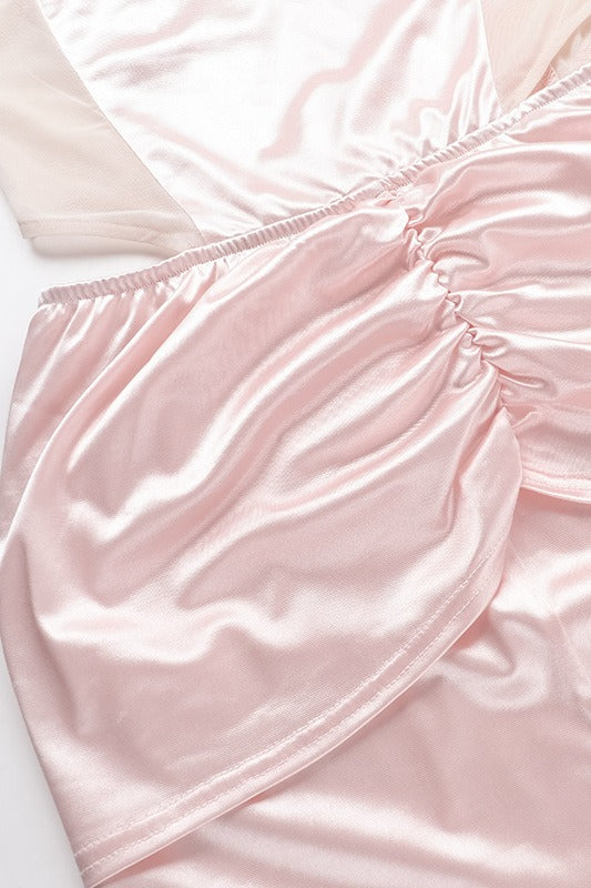 Sexy Bodycon Maxi Silk Dress