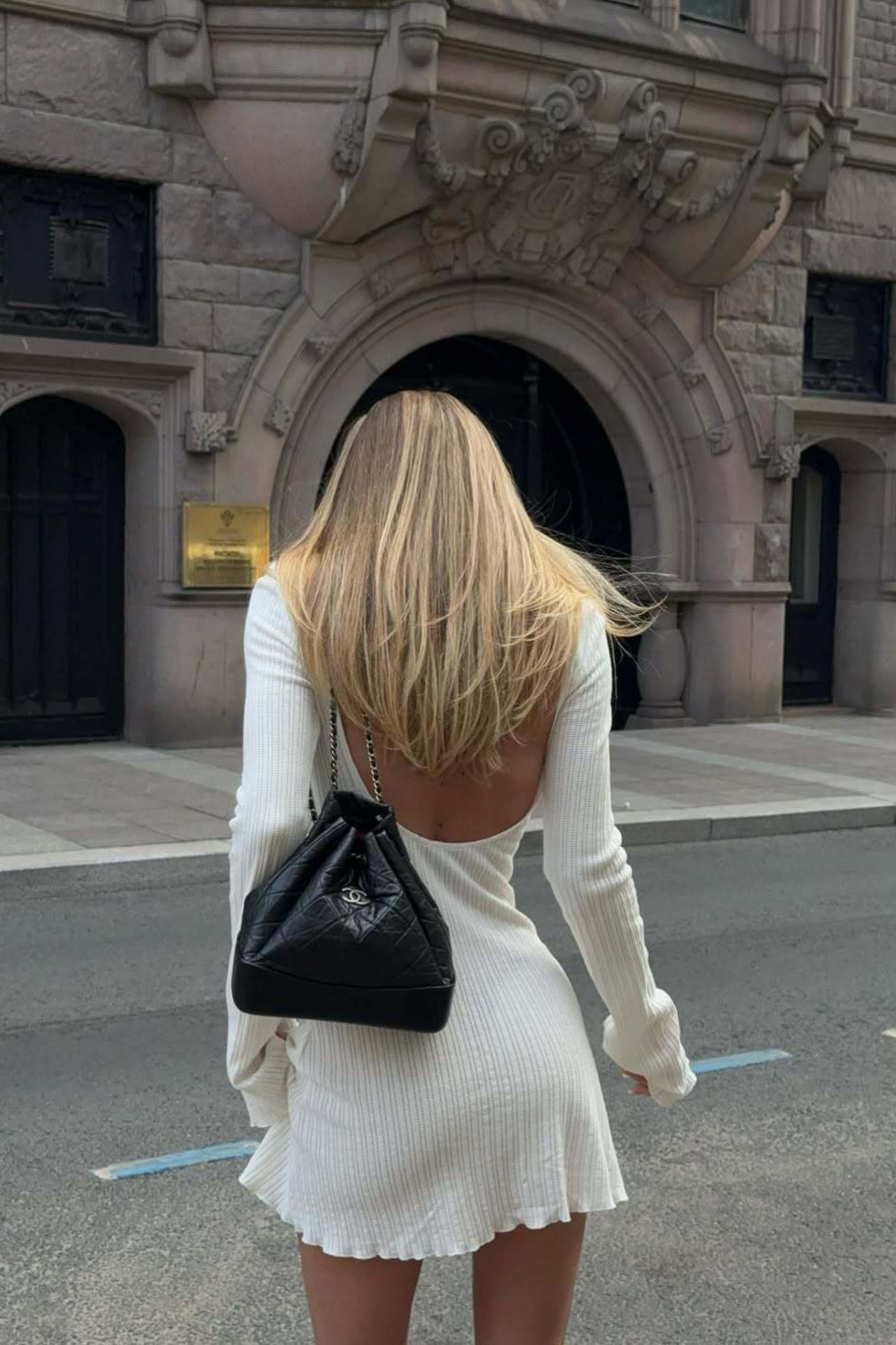 Sexy Fitted V Neck Open Back A Line Mini Dress