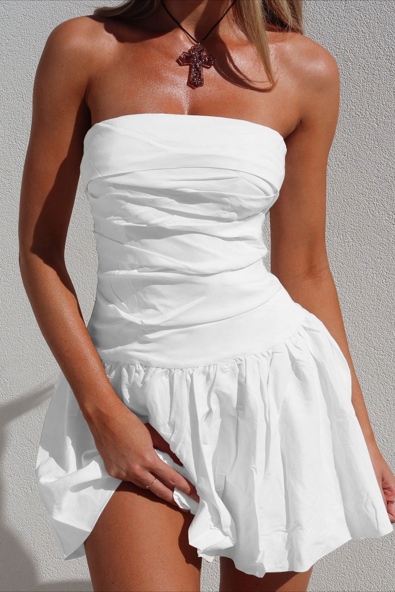 Strapless Bodycon Mini Party Dress