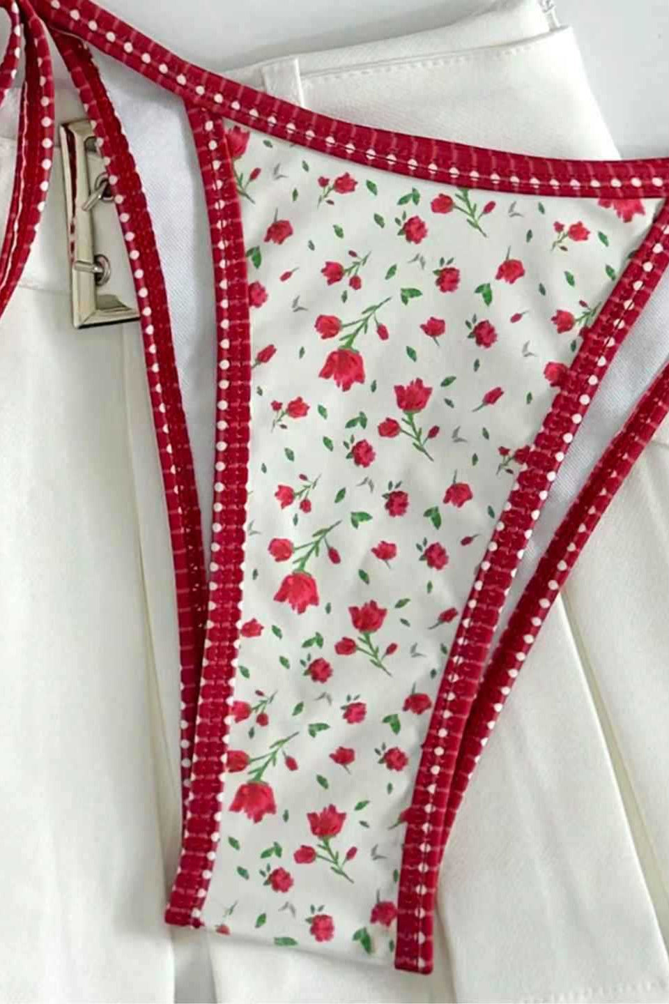 Printed Two Piece Bikini Set