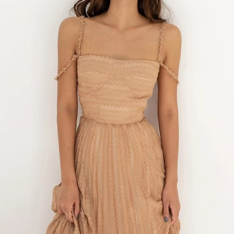 Vintage Sleeveless Maxi Dresses Women Party Vestidos Runway Design