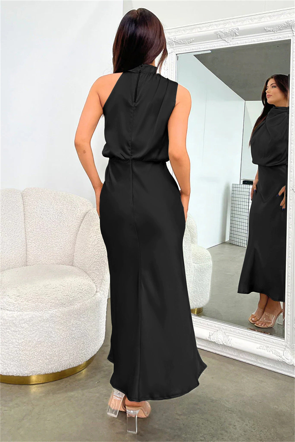 Sleeveless Off Shoulder Bodycon Elegant Maxi Dresses Wedding