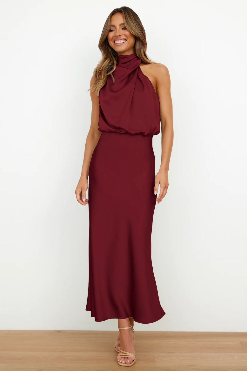 Sleeveless Off Shoulder Bodycon Elegant Maxi Dresses Wedding