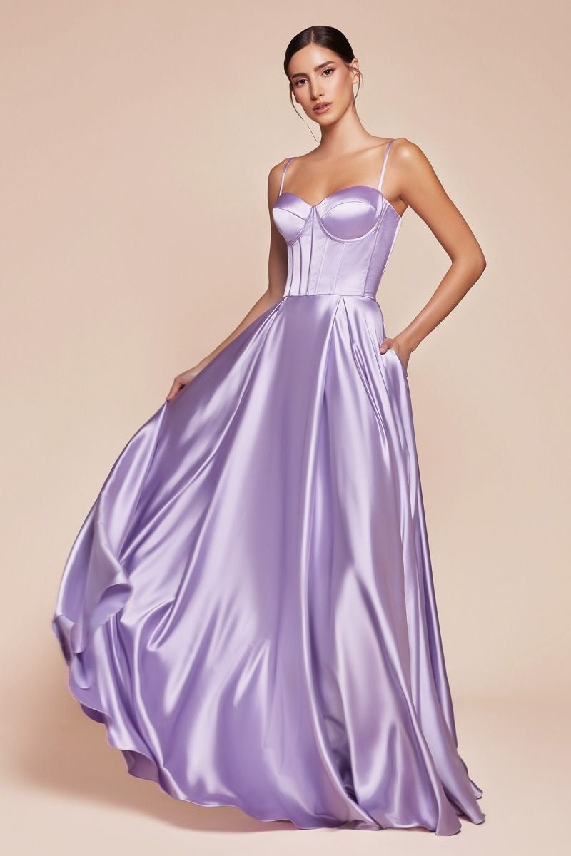 Elegant Strapless Maxi Formal Dress