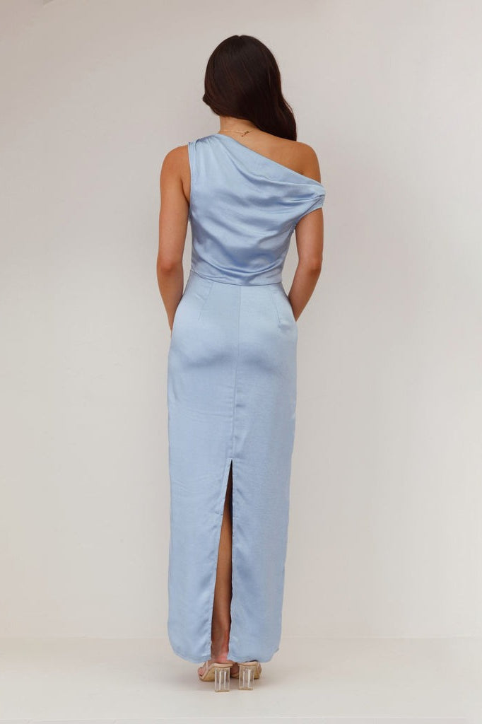 Sexy Strapless Solid Color Bodycon Formal Dress