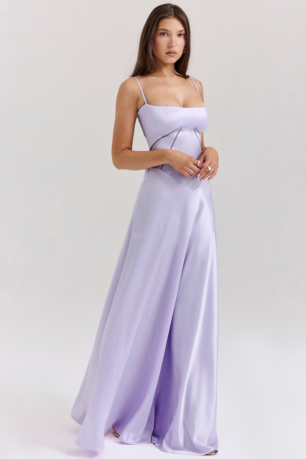 Elegant Cami Backless Maxi Party Dress