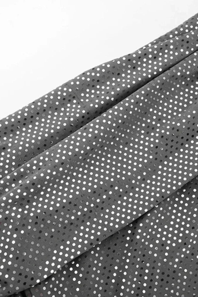 Sequin Long Sleeve Charming OffShoulder Maxi Dress