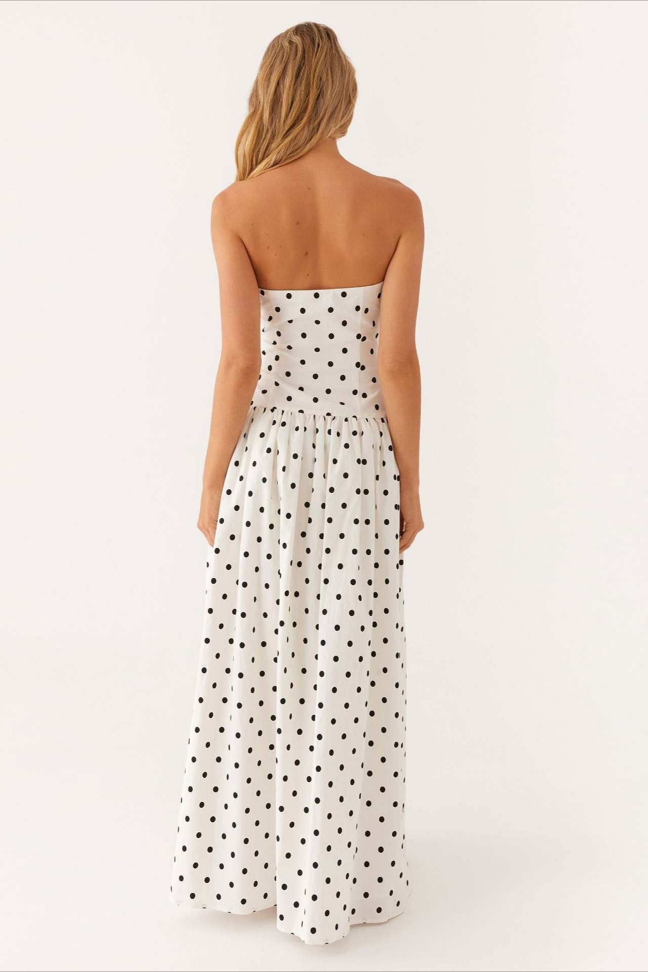 Sexy Strapless Maxi Dress