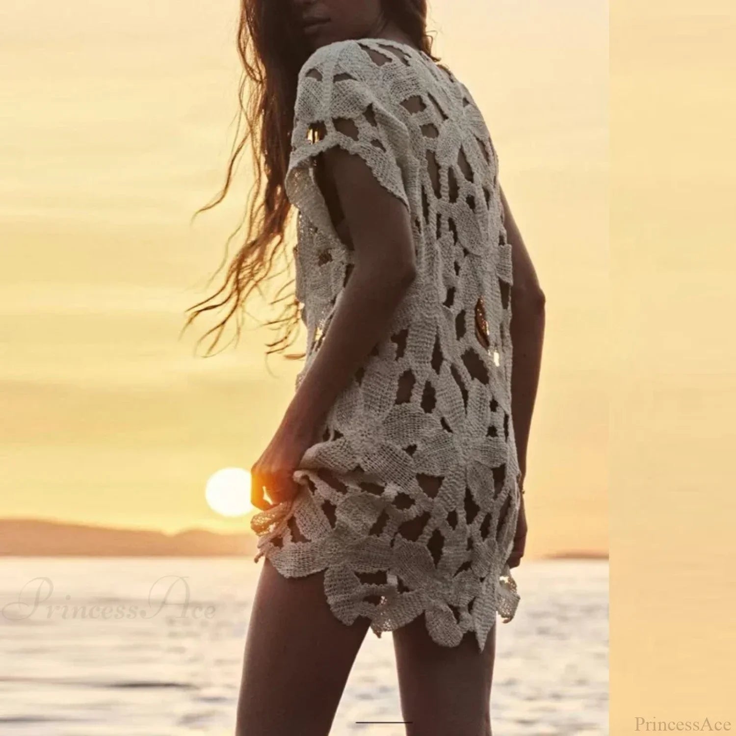 Knit Beach Dress Bikini Cover Up